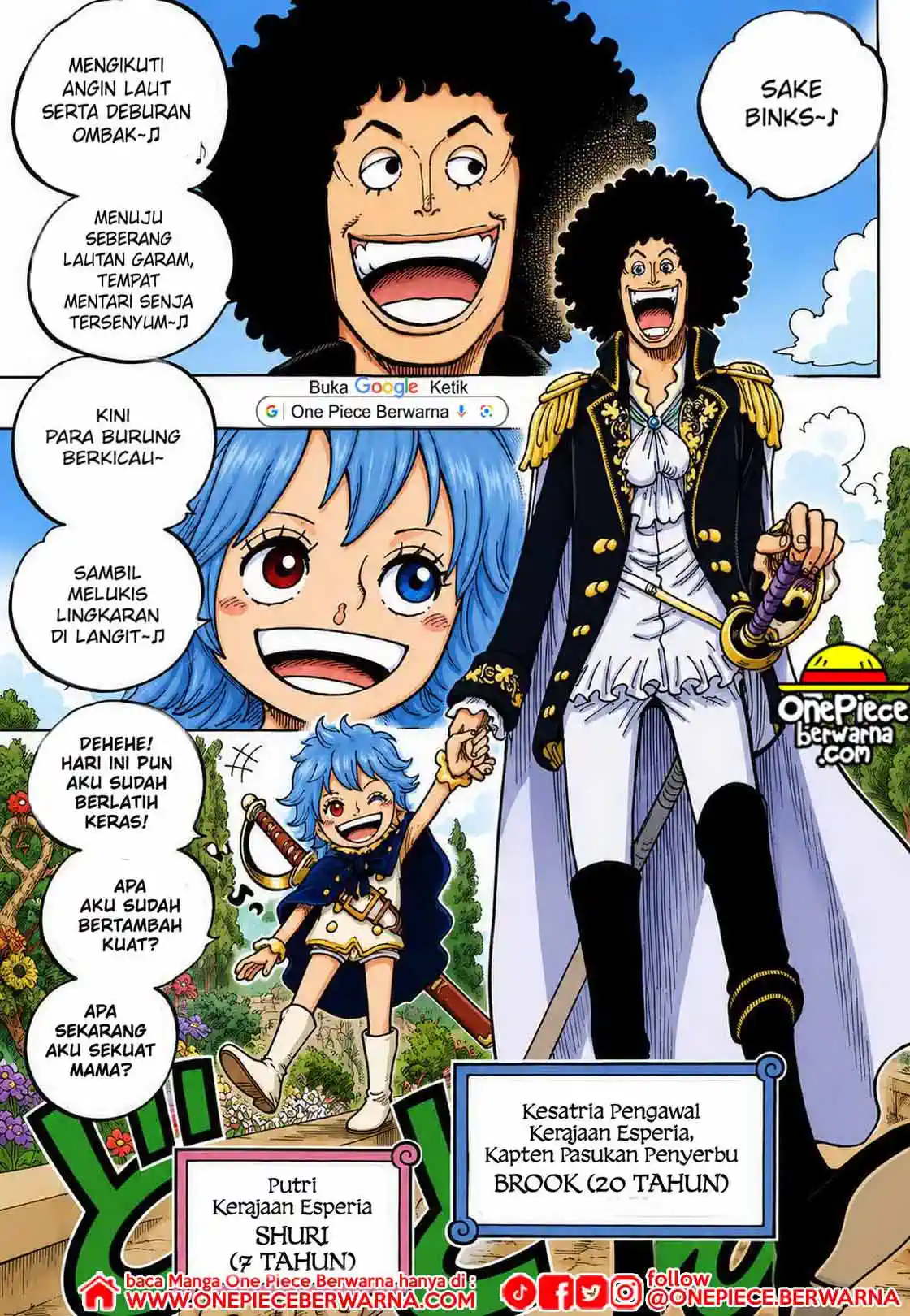One Piece berwarna 1183 1184 1185 bahasa indonesia
